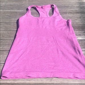 Lululemon swiftly tank size 4 bright pink.